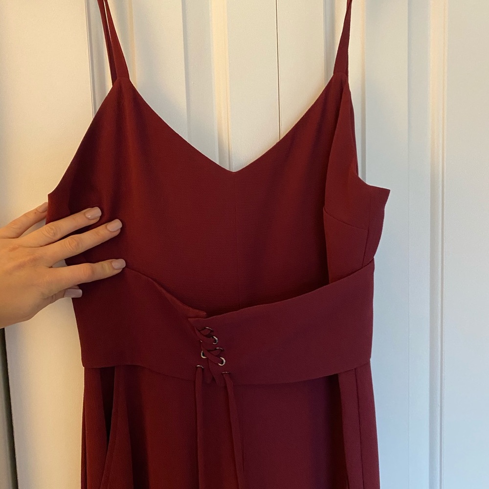 Nordstrom WAYF Maroon Jumpsuit
